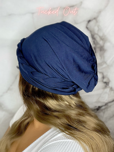 Navy Blue Headwrap