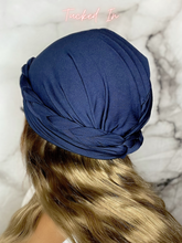 Load image into Gallery viewer, Navy Blue Headwrap
