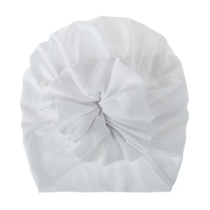 Children's White Flower Turban
