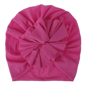 Children's Hot Pink Flower Turban