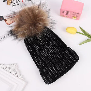 Midnight Pom Beanie