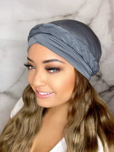 Load image into Gallery viewer, Grey Headwrap
