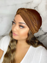 Load image into Gallery viewer, Chocolate Brown Headwrap
