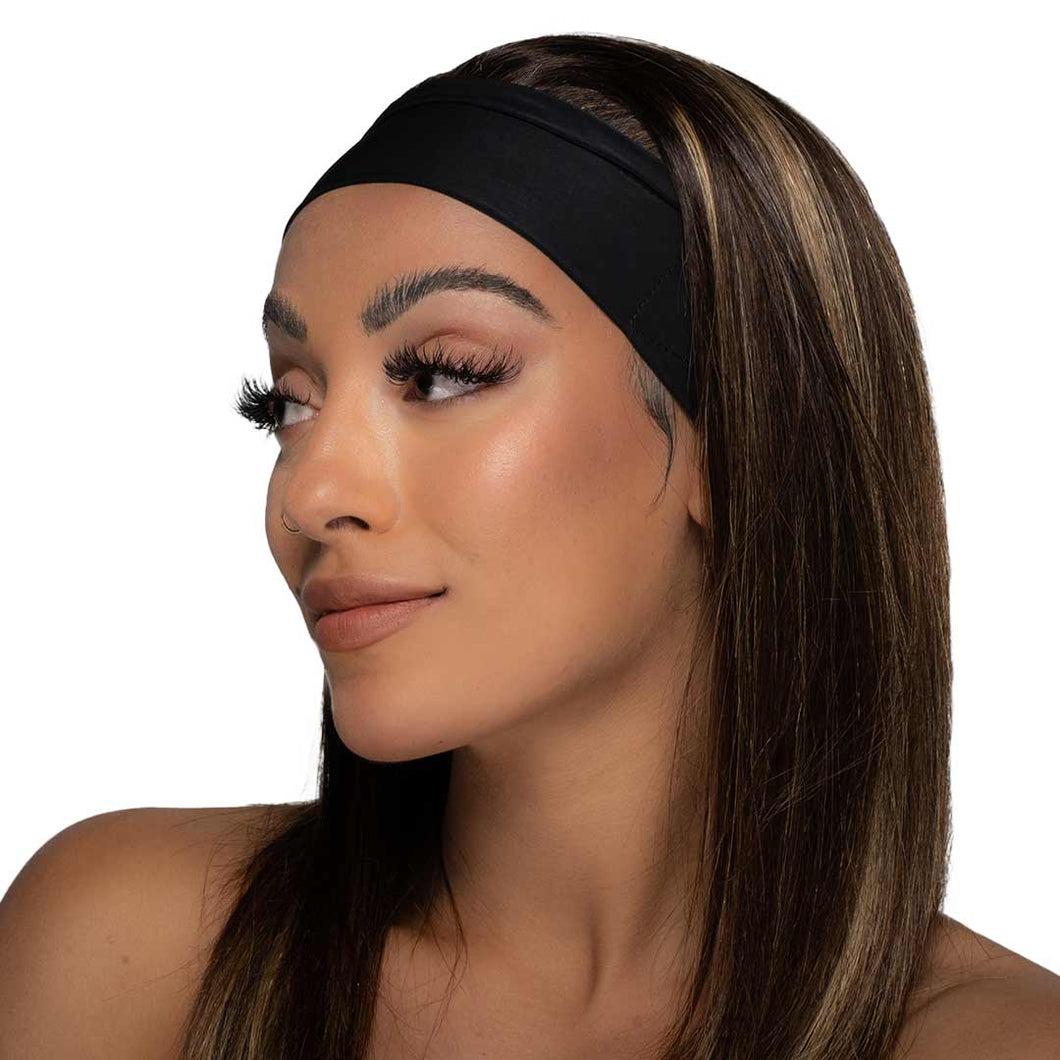 NEW! Honey Brown Headband Wig