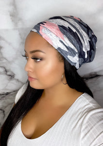 Beanie Bonnets - Girly Camo Satin Lined Beanie