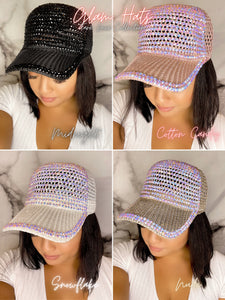 Glam Hat - Snowflake Glam Hat