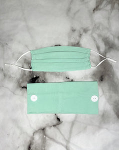 Headband And Mask Set - NEW! Seafoam Green Headband And Mask Set