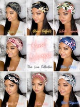 Load image into Gallery viewer, Headwraps - Blue Pansy Headwrap
