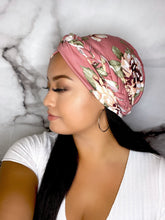 Load image into Gallery viewer, Headwraps - Pink Lily Headwrap
