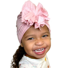 Load image into Gallery viewer, Children&#39;s Pink Flower Turban
