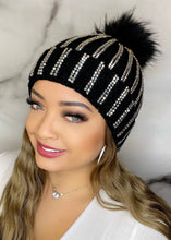 Load image into Gallery viewer, Diamond Pom Beanie
