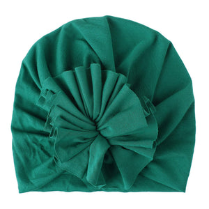 Children's Green Flower Turban