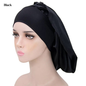 Long Snap Bonnets - Black Long Snap Bonnet