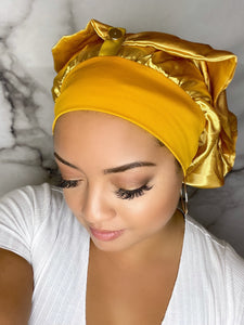 Long Snap Bonnets - Gold Long Snap Bonnet