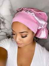 Load image into Gallery viewer, Long Snap Bonnets - Pink Long Snap Bonnet

