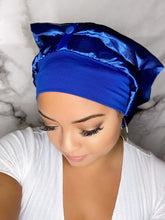 Load image into Gallery viewer, Long Snap Bonnets - Royal Blue Long Snap Bonnet
