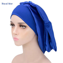 Load image into Gallery viewer, Long Snap Bonnets - Royal Blue Long Snap Bonnet
