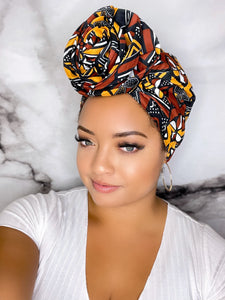 Turbans - Akahawia African Flower Turban