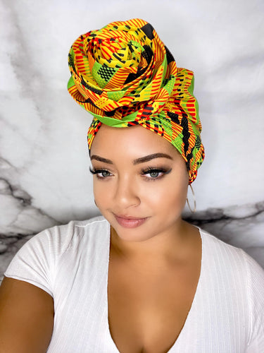 Turbans - Arangi African Flower Turban