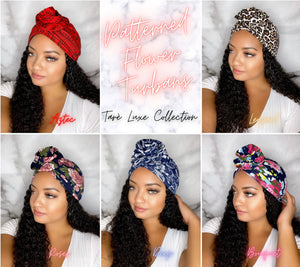 Turbans - Aztec Flower Turban