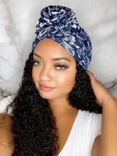 Load image into Gallery viewer, Turbans - Deep Flower Turban
