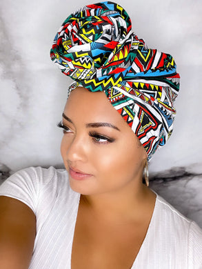 Turbans - Ekundu African Flower Turban