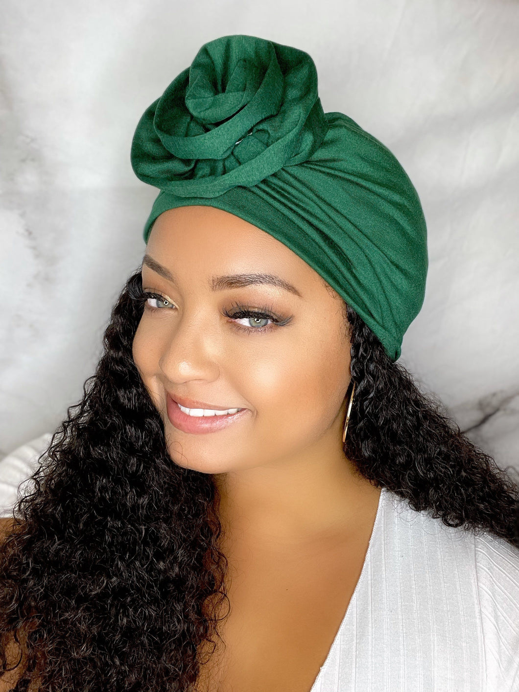 Turbans - Green Flower Turban