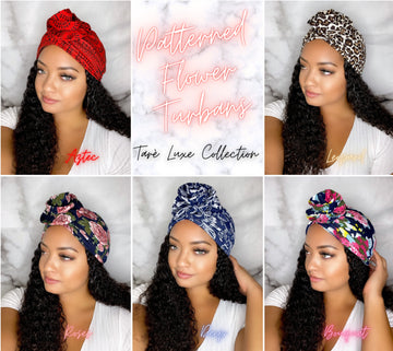 Turbans - Roses Flower Turban
