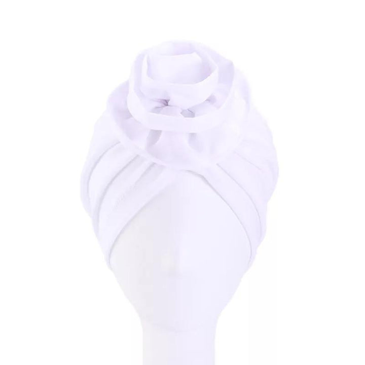 Turbans - White Flower Turban
