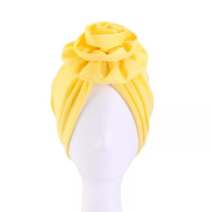 Turbans - Yellow Flower Turban
